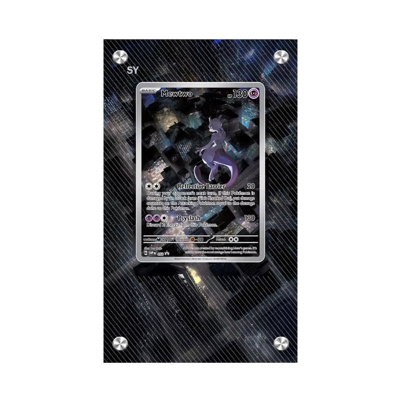 Dealdex Présentoir acrylique carte Pokémon – Mewtwo