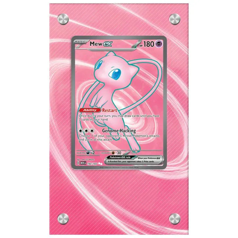 Dealdex Présentoir acrylique carte Pokémon – Mew - Ex