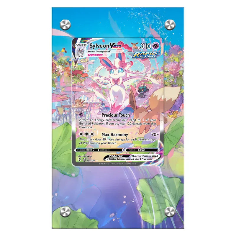 Dealdex Présentoir acrylique carte Pokémon – Nymphali - VMAX