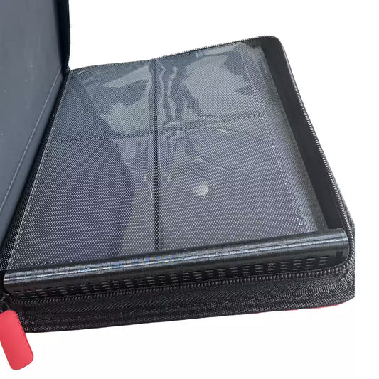 Barrette anti-humidité installée dans un petit classeur Pokémon lorcana onepeace TCG