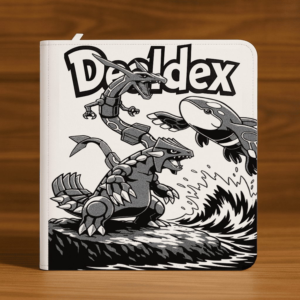 Classeur personnalisable Kyogre Groudon et rayquaza