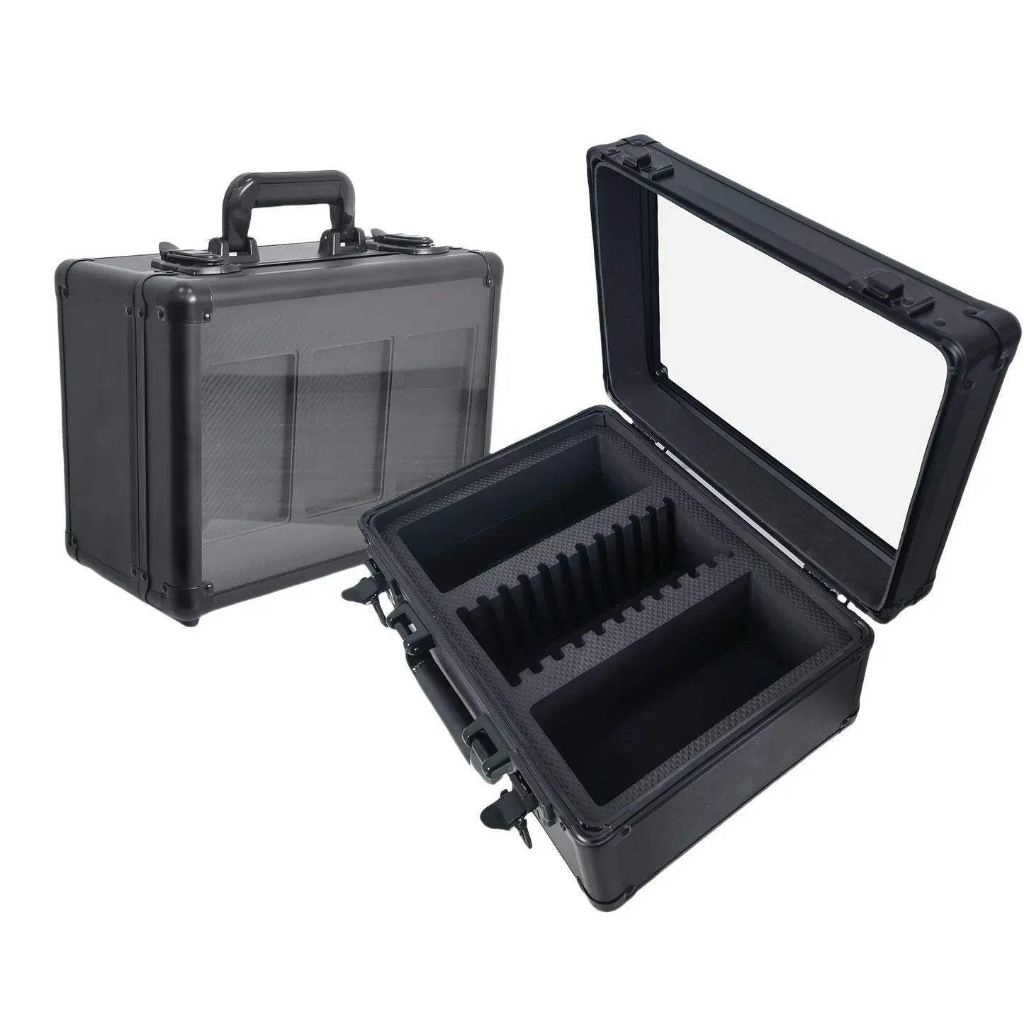 Dealdex Boîte de rangement 3 rangées pour boitier PSA/BGS/CGC – Couvercle transparent