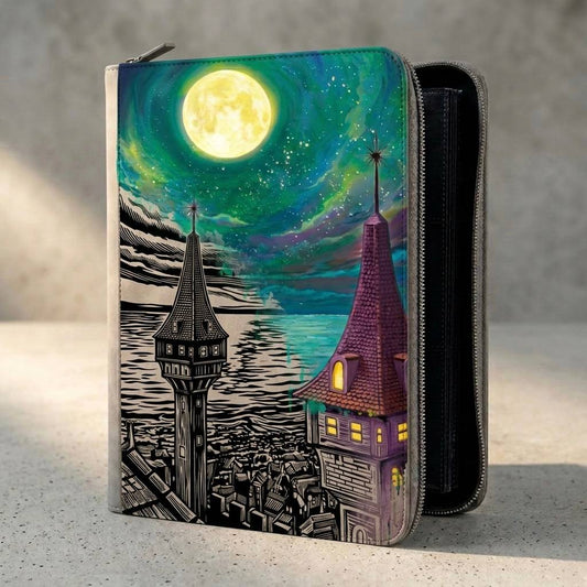 Classeur compatible pokémon en simili cuir, gravure laser et couleur motif custom, fait main personnalisable Dealdex