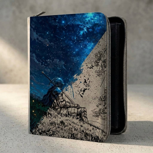 Classeur  compatible YuGiOh - MTG - Swissz - DragonballZ - TCG en simili cuir, gravure laser et couleur motif custom, fait main personnalise Dealdex