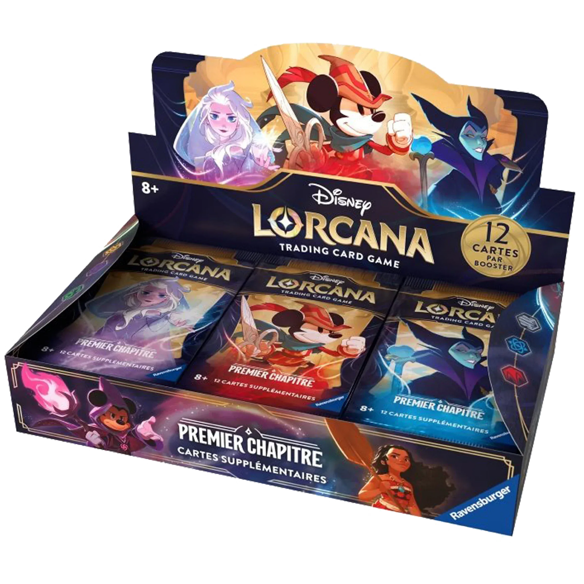 Dealdex Display de 24 booster Disney Lorcana – Premier chapitre (REPRINT)