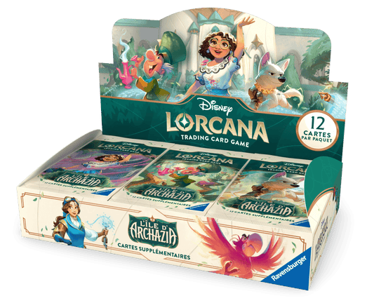 Dealdex Display de 24 boosters Disney Lorcana – L’ÎLE D’ARCHAZIA - Chapitre 7