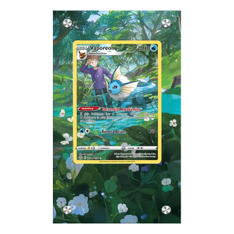 Dealdex Présentoir acrylique carte Pokémon – Aquali - Dresseur