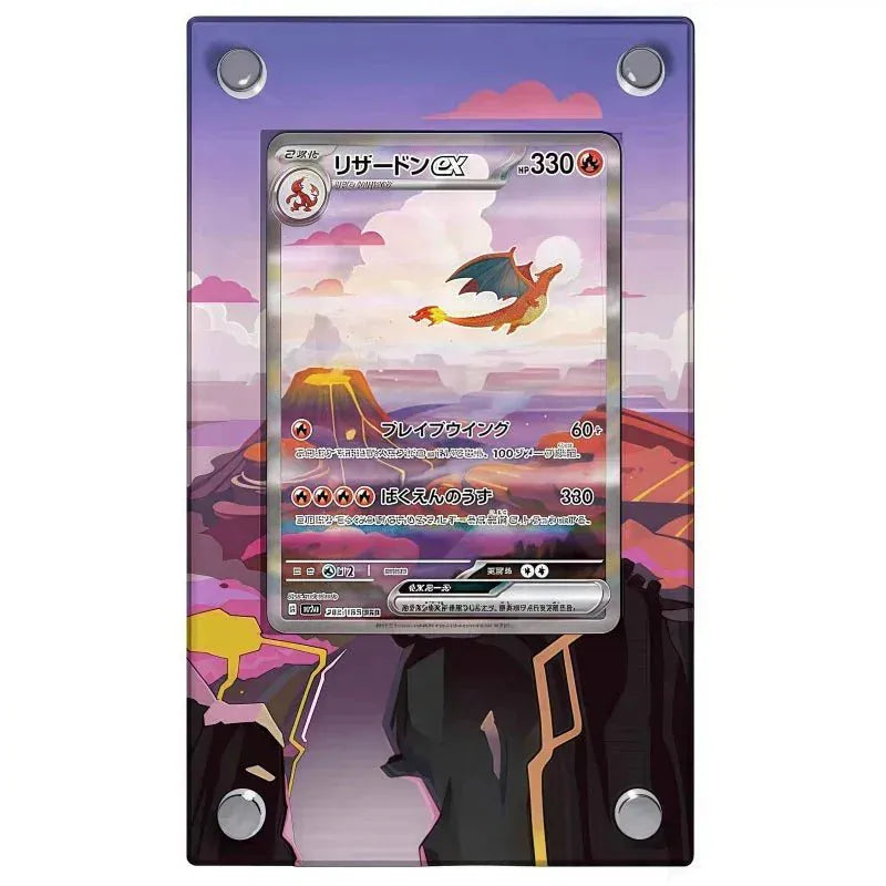 Dealdex Présentoir acrylique carte Pokémon – Dracaufeu - 151
