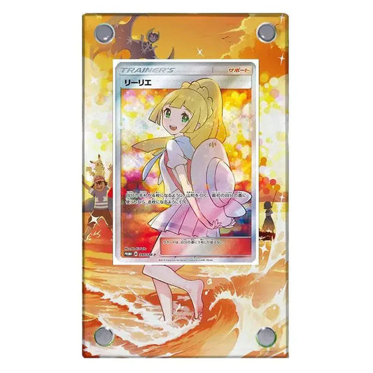Dealdex Présentoir acrylique carte Pokémon – Dresseuse - Lillie