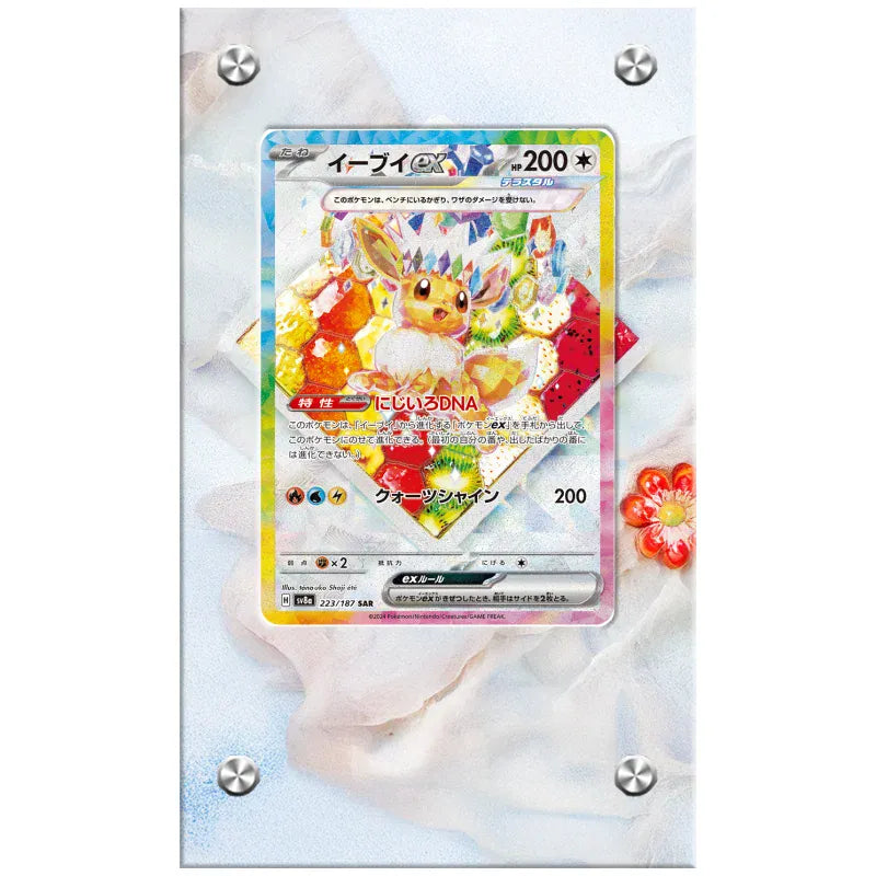 Dealdex Présentoir acrylique carte Pokémon – Evoli - Ex