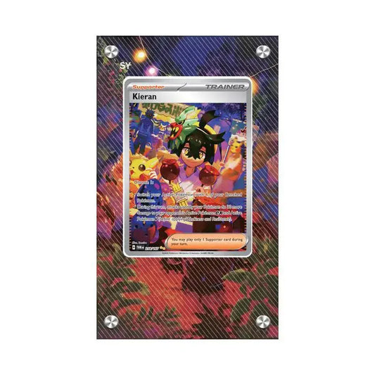 Dealdex Présentoir acrylique carte Pokémon – Kieran - Pikachu - Dresseur