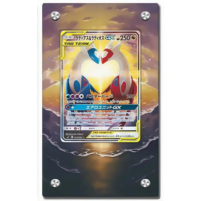 Dealdex Présentoir acrylique carte Pokémon – Latios & Latias - Coeur