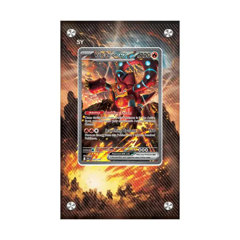 Dealdex Présentoir acrylique carte Pokémon – Volcanion